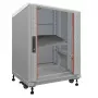 IT-BUDGET 19-inch netwerkkast SRK 90ITB19SRK1266GG, 12 U, 600x600 mm, lichtgrijs