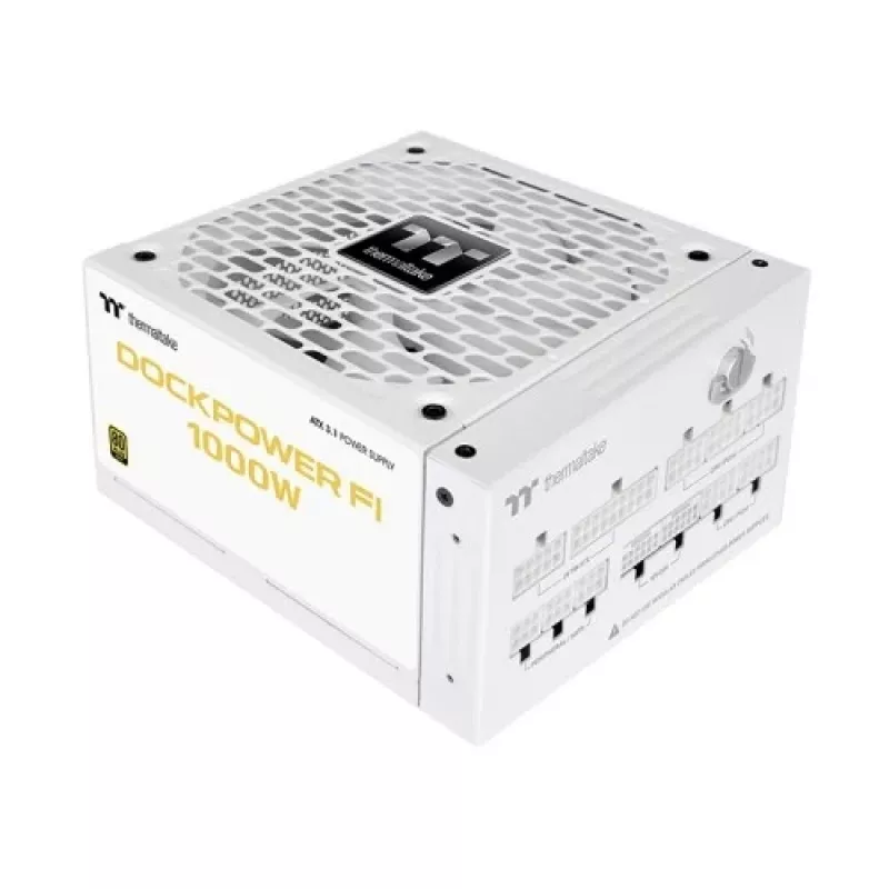 Thermaltake Dockpower FI 1000W pc-voeding, 80 PLUS Gold, wit