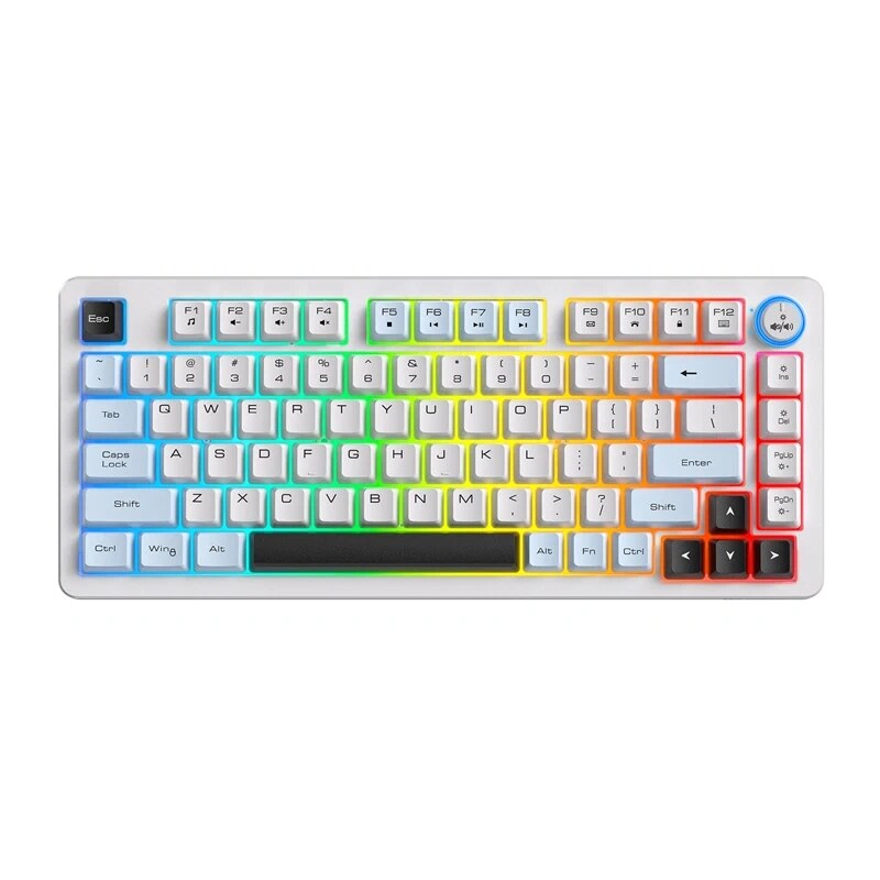 ONIKUMA MT501 gamingtoetsenbord, 75%, wit