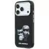 Karl Lagerfeld KF003184 Smooth Karl & Choupette Bodies Sketch MagSafe-hoesje voor iPhone 18 Pro Max / 17 Pro Max, zwart