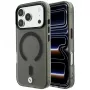 BMW Sign Frosted IML & Metal Logo MagSafe-hoesje voor iPhone 18 Pro Max / 17 Pro Max, grijs