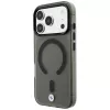 BMW Sign Frosted IML & Metal Logo MagSafe-hoesje voor iPhone 18 Pro Max / 17 Pro Max, grijs