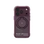 Skinarma Atlas hoesje met MagSafe en draaibare standaard voor iPhone 18 Pro / 17 Pro, bordeauxrood