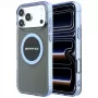 Mercedes AMG00121 AMG IML Transparent Bicolor Block MagSafe hoesje voor iPhone 18 Pro Max / 17 Pro Max, zwart/blauw