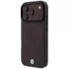 BMW Sign Frosted IML & Metal Logo MagSafe hoesje voor iPhone 18 Pro Max / 17 Pro Max, bordeauxrood