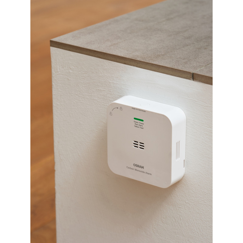 Osram SMART+ WiFi koolmonoxidemelder (CO), wit