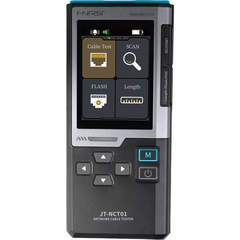 Joy-it NCT01 netwerkkabeltester, 200+ m, multifunctioneel, NCV, opsporing, PoE-test