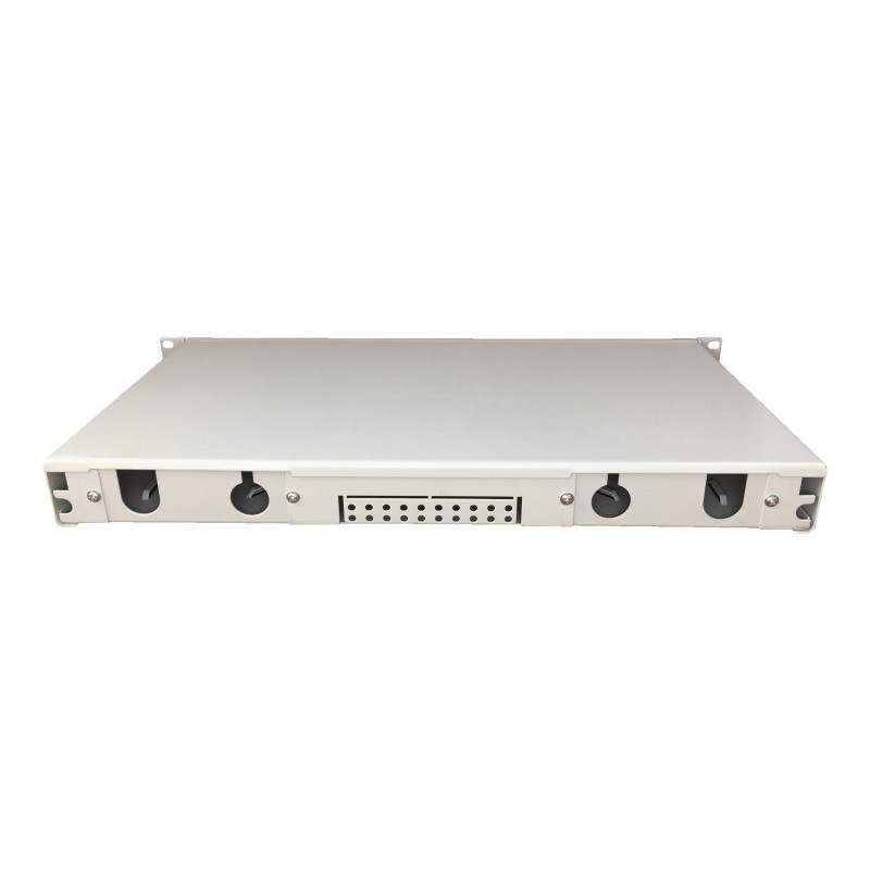 Alantec FOP-1U-12SCD-S glasvezelverdeelpaneel 12xSC duplex 19 inch 1U, uitschuifbaar, met frontpaneel en montagemateriaal