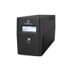 Alantec AP-BK800-02 UPS (noodstroomvoeding) 800VA/480W, Tower, LCD, 2× CEE 7/3, USB, VRLA 1×9Ah