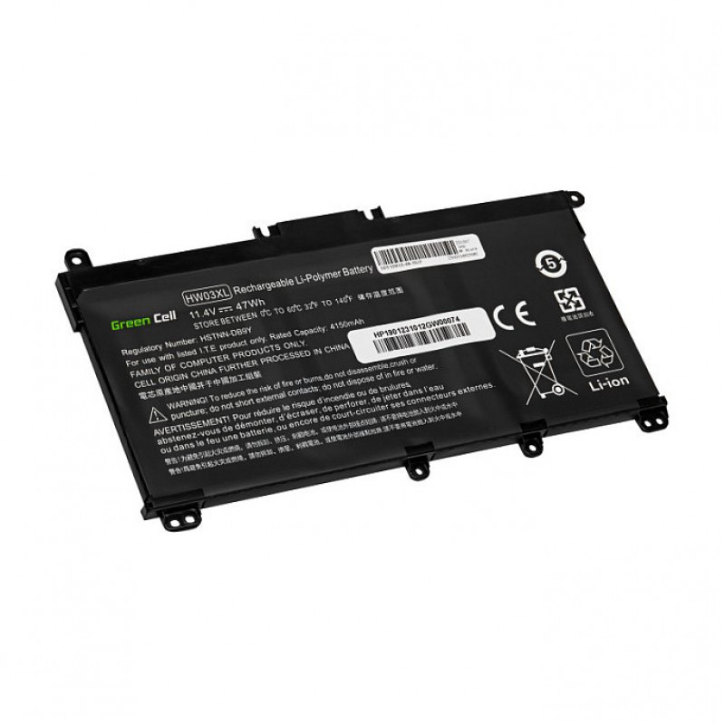 Green Cell GC-HP190 laptopaccu voor HP, 11,4 V, 4150 mAh