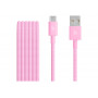 Apple gevlochten USB-A-naar-USB-C-kabel, 1,5 m, roze