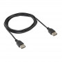 Akyga AK-USB-06 USB 2.0-kabel, USB-A (vrouwelijk) / USB-A (vrouwelijk), 1,8 m, zwart