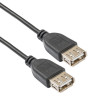 Akyga AK-USB-06 USB 2.0-kabel, USB-A (vrouwelijk) / USB-A (vrouwelijk), 1,8 m, zwart