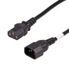 Akyga AK-PC-111A CCA stroomverlengkabel, 3x0,5 mm², IEC C13 / IEC C14, 5 m, zwart