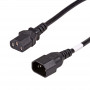 Akyga AK-PC-111A CCA stroomverlengkabel, 3x0,5 mm², IEC C13 / IEC C14, 5 m, zwart
