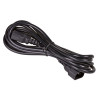 Akyga AK-PC-111A CCA stroomverlengkabel, 3x0,5 mm², IEC C13 / IEC C14, 5 m, zwart