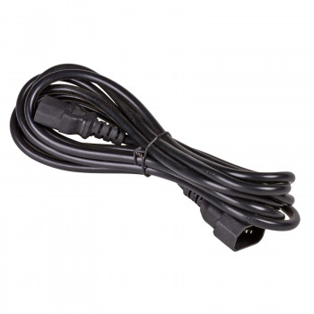 Akyga AK-PC-111A CCA stroomverlengkabel, 3x0,5 mm², IEC C13 / IEC C14, 5 m, zwart