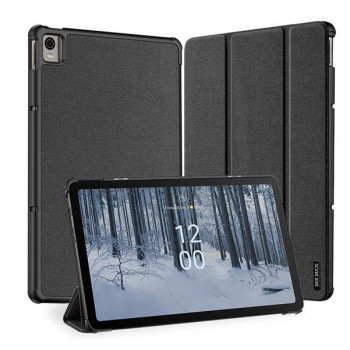 Dux Ducis Domo hoes voor Nokia T21 met standaard, zwart