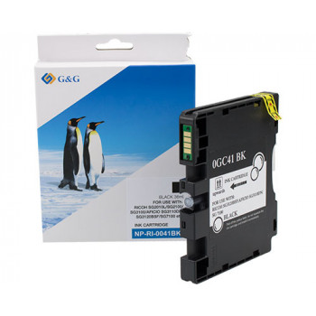 G&G inktcartridge compatibel met Ricoh GC41K 405765, XL zwart