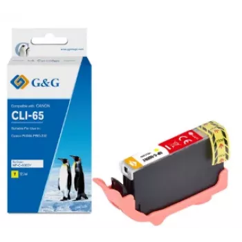 G&G inktcartridge compatibel met Canon CLI-65Y (12,7 ml), geel
