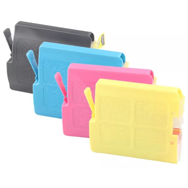 G&G compatibele inktcartridges NP-B-0051BKCMY (GP-B970BKCMY-4P), zwart, cyaan, magenta, geel