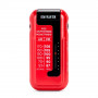 AIWA R-22RD zakradio met hoofdtelefoon, rood