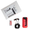 AIWA R-22RD zakradio met hoofdtelefoon, rood