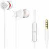 AIWA ESTM-50WT in-ear stereo-oordopjes met microfoon, wit