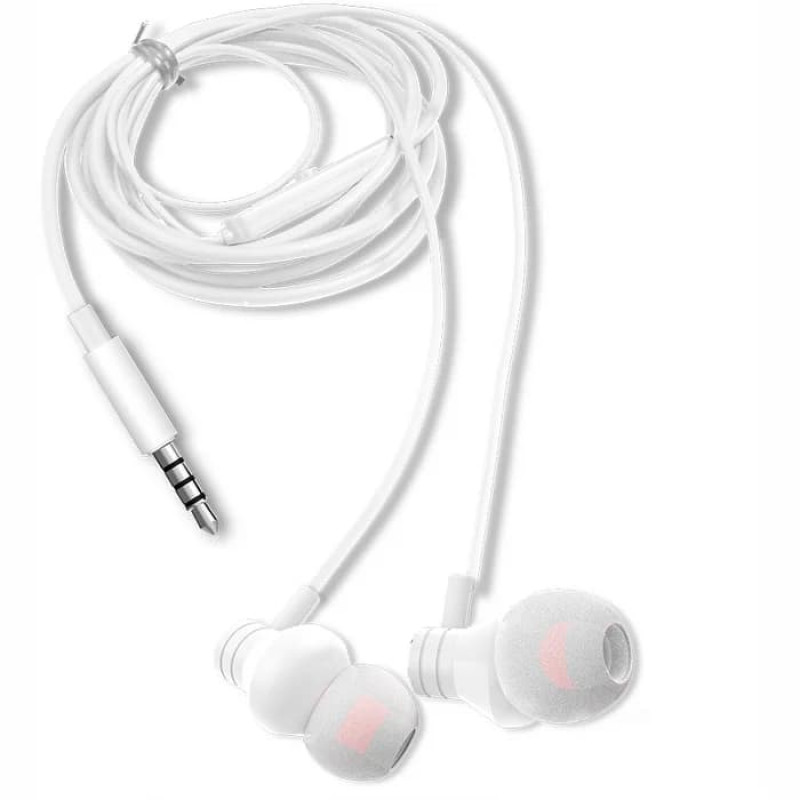 AIWA ESTM-50WT in-ear stereo-oordopjes met microfoon, wit