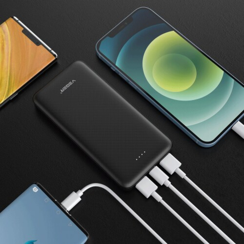 Veger A10 (W1065) powerbank, 10000 mAh, 5 V 2 A, zwart