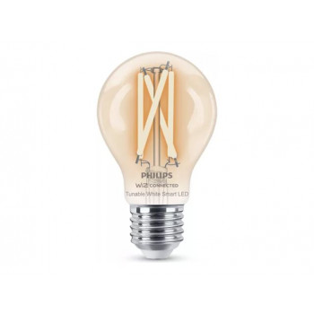 Philips Smart LED Filament A60 lamp (2 stuks), E27, 7 W, instelbaar wit, Bluetooth, Wi-Fi