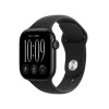 Apple Watch Series 12 GPS + Cellular 42 mm smartwatch, aluminium behuizing in zwart, sportband in zwart, M/L, MJG14ZR/A