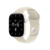 Apple Watch Series 12 GPS + Cellular 42 mm, keramische behuizing in parelwit, sportband in zand, M/L