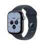 Apple Watch Series 12 GPS + Cellular 46 mm, keramische behuizing in nachtblauw, sportband in marineblauw, M/L