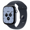 Apple Watch Series 12 GPS + Cellular 46 mm, keramische behuizing in nachtblauw, sportband in marineblauw, M/L