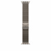 Apple MK0E4ZM/A Apple Watch titanium Milanese bandje, 49 mm, naturel titanium, Large