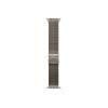 Apple MK0E4ZM/A Apple Watch titanium Milanese bandje, 49 mm, naturel titanium, Large