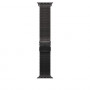 Apple MK0Q4ZM/A Apple Watch titanium Milanese bandje, 49 mm, zwart titanium, Large