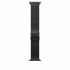 Apple MK0Q4ZM/A Apple Watch titanium Milanese bandje, 49 mm, zwart titanium, Large