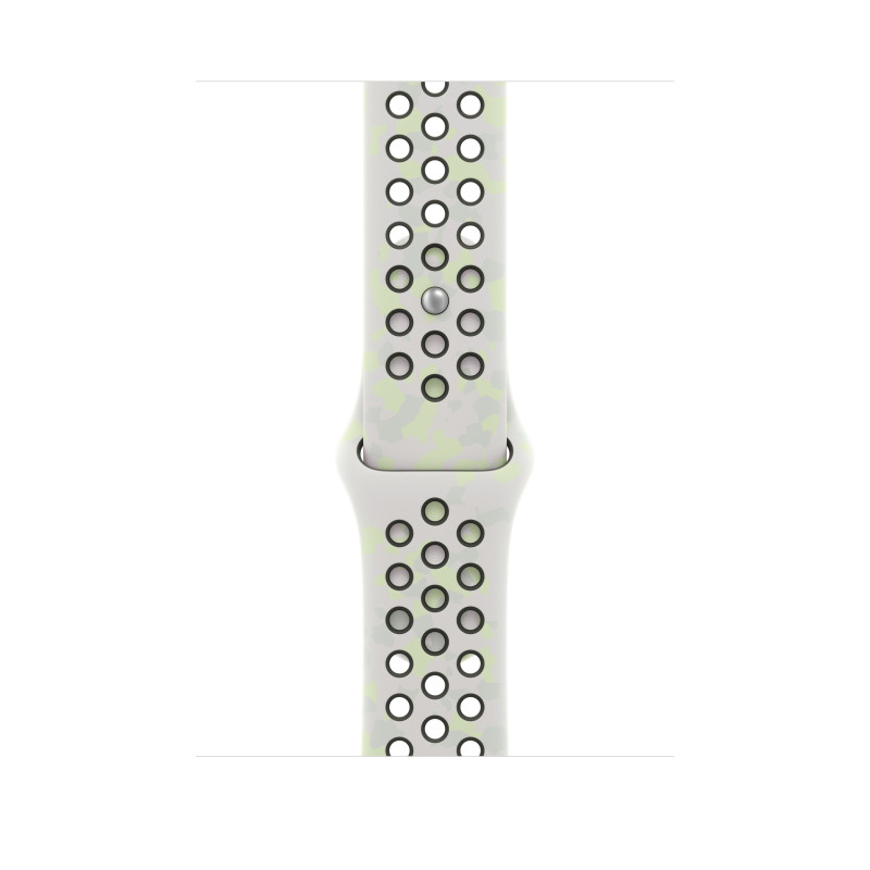 Apple Nike Sport Band bandje voor Apple Watch 46 mm, Essential White, S/M, MKTQ4ZM/A