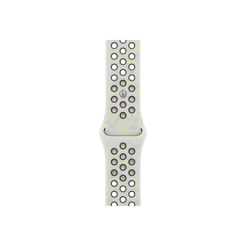 Apple Nike Sport Band bandje voor Apple Watch 46 mm, Essential White, S/M, MKTQ4ZM/A