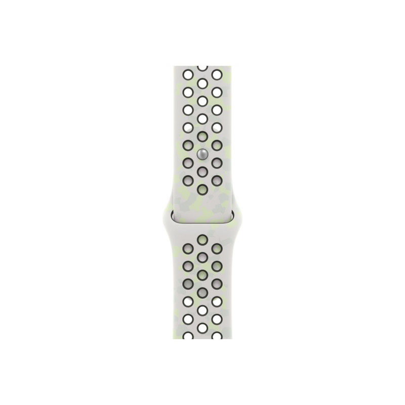 Apple Nike Sport Band bandje voor Apple Watch 46 mm, Essential White, M/L, MKTR4ZM/A