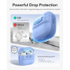 ESR Pulse HaloLock MagSafe hoesje voor Apple AirPods 4 / 5, lichtblauw