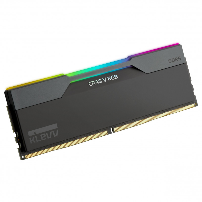 Klevv Cras V RGB KD5AGUA80-64B300G DDR5-6400 CL30 32 GB (2 x 16 GB) geheugenkit, zwart