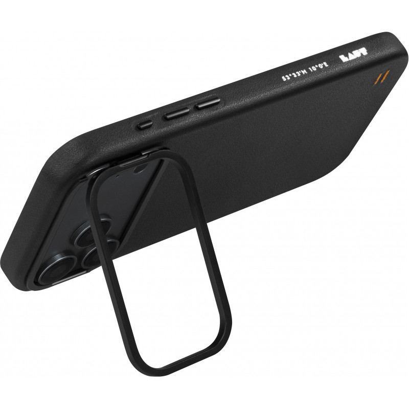 LAUT Lux Edge hoesje voor Apple iPhone 18 Pro / 17 Pro, MagSafe, carbon black