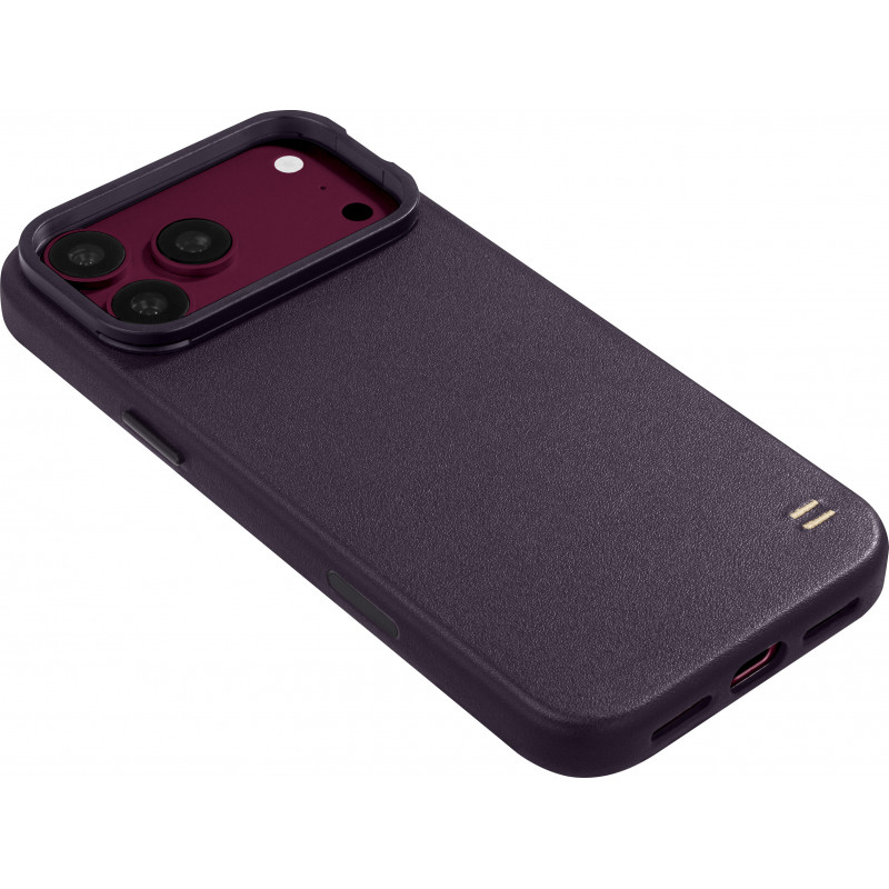 LAUT Lux Edge hoesje voor Apple iPhone 18 Pro Max / 17 Pro Max, MagSafe, deep plum