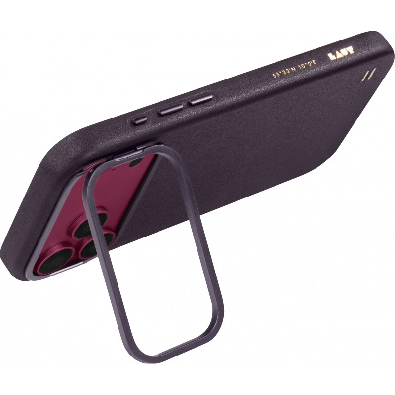 LAUT Lux Edge hoesje voor Apple iPhone 18 Pro Max / 17 Pro Max, MagSafe, deep plum