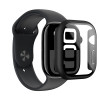 AmazingThing Radix Glass beschermhoes voor Apple Watch 42 mm, gehard glas, zwart