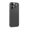 AmazingThing AR Aluminum 3 Lens Glass cameralensbeschermer met frame voor iPhone 16 Pro / 16 Pro Max, zwart