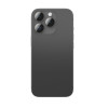 AmazingThing AR Aluminum 3 Lens Glass cameralensbeschermer met frame voor iPhone 16 Pro / 16 Pro Max, zwart
